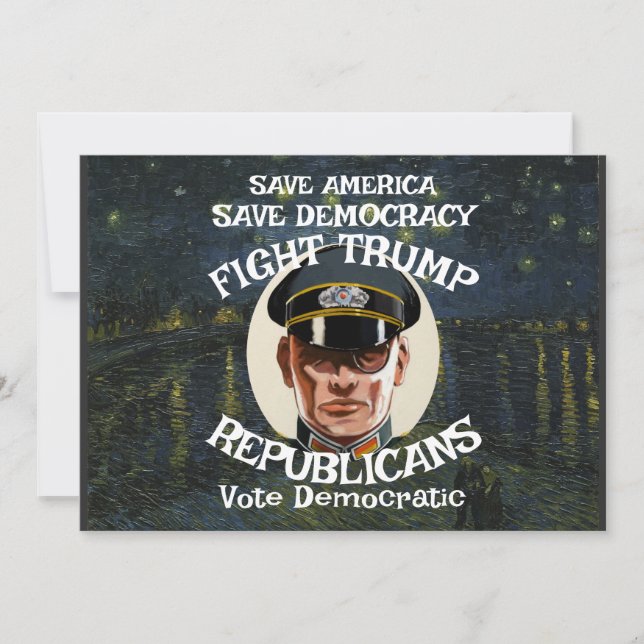 Trump Republikanska partiet Examen Pensionering Br Inbjudningar (Framsida)