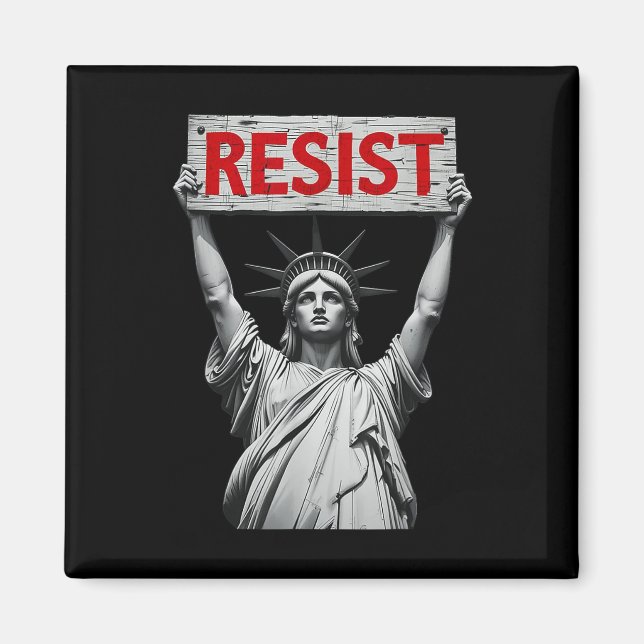 Trump ResistTrump Protest Anti Public Protest Magnet (Framsidan)