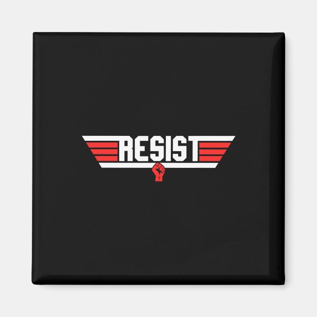Trump ResistTrump Protest Anti Public Protest Magnet (Framsidan)