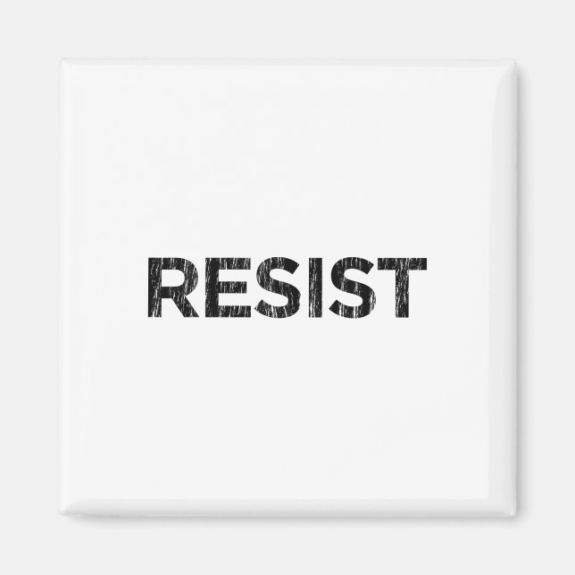 Trump ResistTrump Protest Anti Public Protest Magnet (Framsidan)