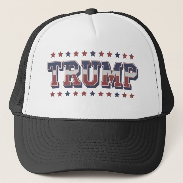 Trump Retro Patriotic Keps (Framsida)