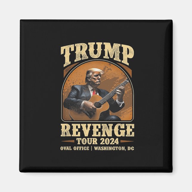Trump Revenge Tour 2024 Magnet (Framsidan)