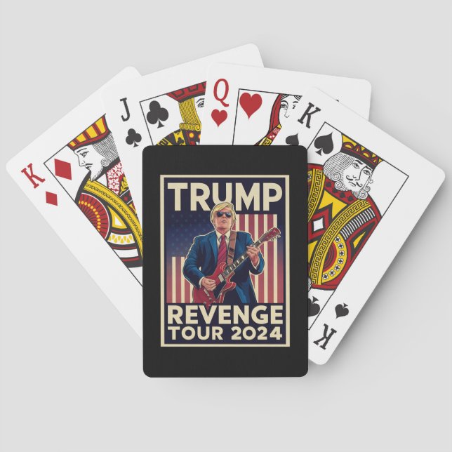 Trump Revenge Tour 2024 Politiskt val 2024 Casinokort (Baksidan)