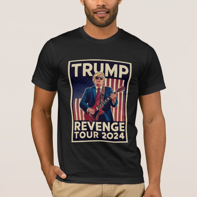 Trump Revenge Tour 2024 Politiskt val 2024 T Shirt (Framsida)