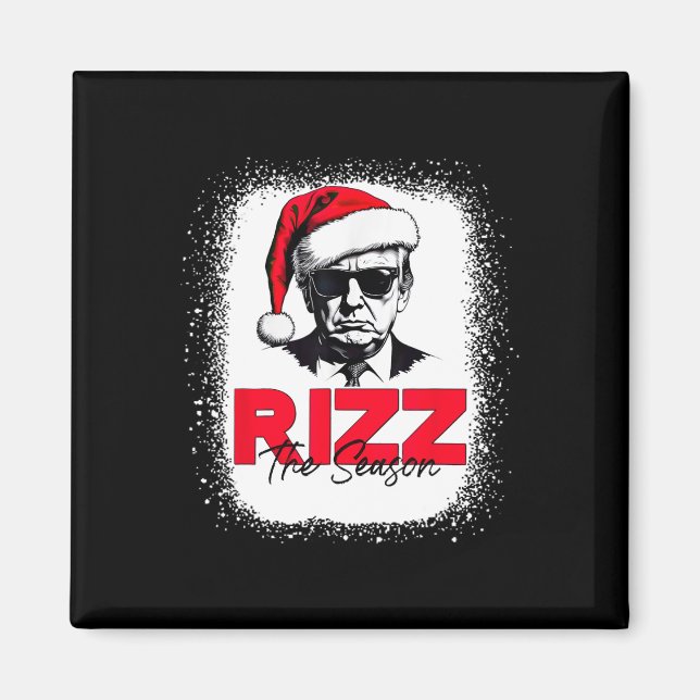 Trump Rizz, årsäsong jul-nuny Donald Trump Magnet (Framsidan)