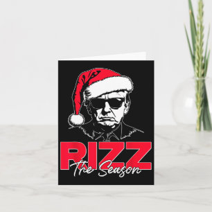 Trump Rizz The Season Funny Trump 2024 Julafton Ro Kort