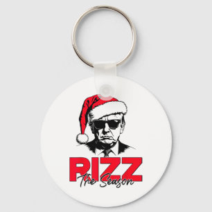 Trump Rizz The Season Funny Trump 2024 Julafton Ro Nyckelring
