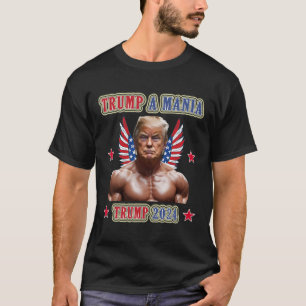 Trump Roligt Brottning Trumpamania Republikanska K T Shirt