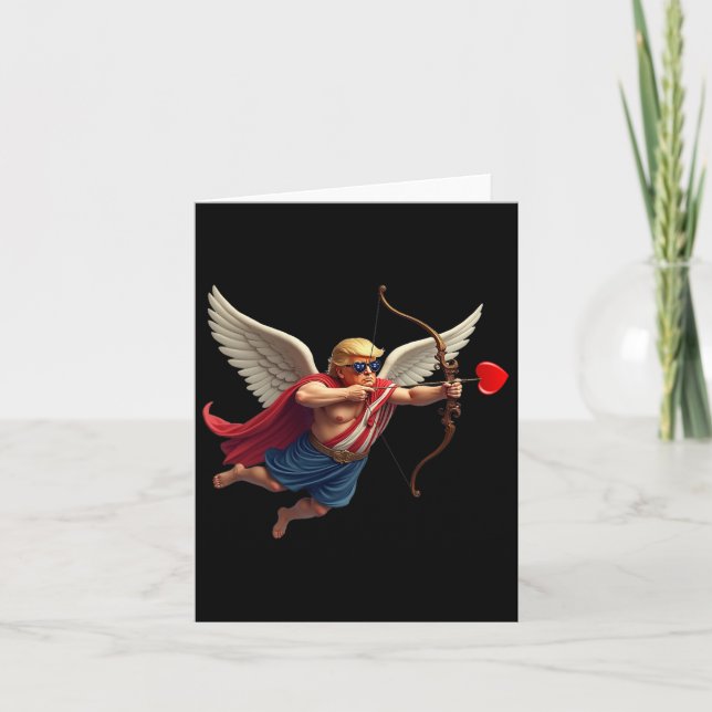 Trump Roligt Hjärtans Dag  Kort (Framsida)