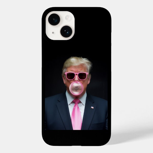 Trump Rosa Bubble Gum President 47 USA (Baksida)