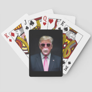 Trump Rosa Bubblegum President 47 USA Casinokort