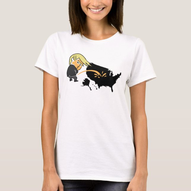 Trump Ruins America T Shirt (Framsida)