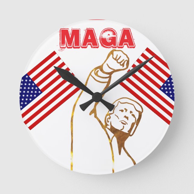 TRUMP RUND KLOCKA (Framsida)
