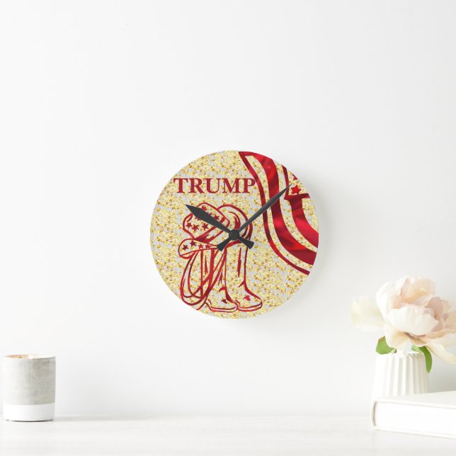 TRUMP RUND KLOCKA (Hem)
