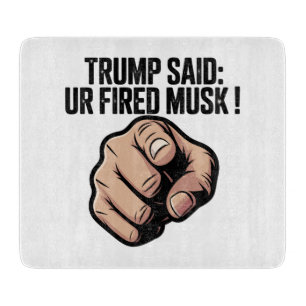 Trump Said: Du är Fired Musk! Politiska Påstående