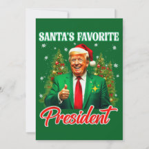 Trump Santa Hat Julafton | Santa's Favorite Presid