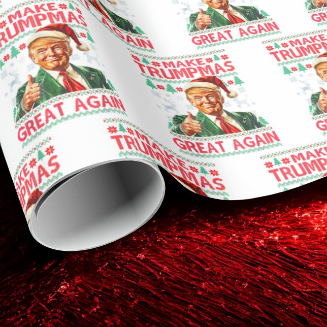 Trump Santa Hat | Trump Make Christmas Great Again Presentpapper (Skapare uppladdad)