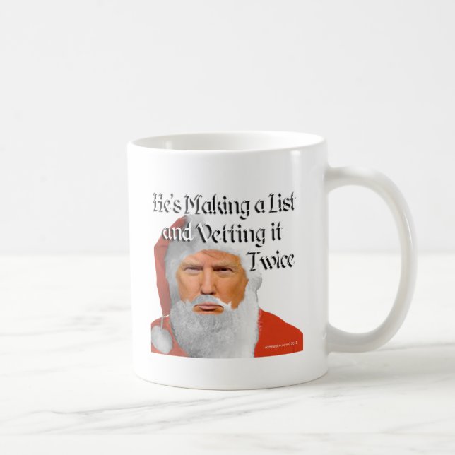 Trump Santa T-Shirt Kaffemugg (Höger)