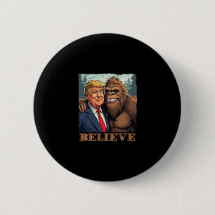 Trump Sasquatch Bigfoot Tro Trolldom Roligt Nyhet Knapp