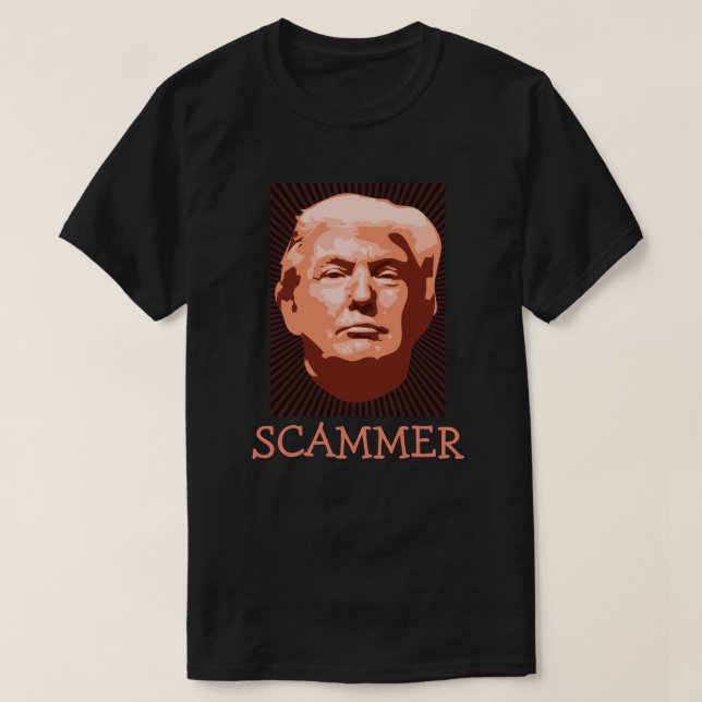 Trump Scammer T-Shirt (Design framsida)