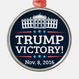 Trump Seger Julgransprydnad Metall