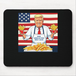 Trump Serving Mc donalds Fries Musmatta