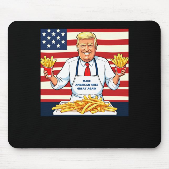 Trump Serving Mc donalds Fries Musmatta (Framsidan)