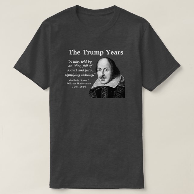 Trump, Shakespeare T Shirt (Design framsida)