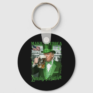 Trump Shamrock Gör Amerika Lucky igen St Nyckelring