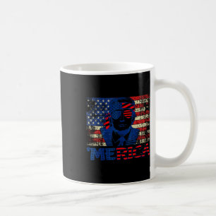 Trump Shirons 4:e juli Trump American Fla Kaffemugg