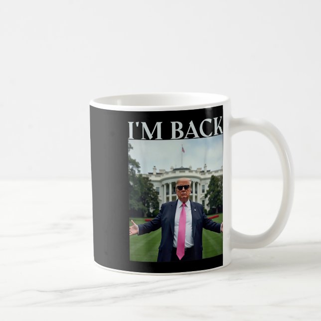 Trump Shirt 2025 För manar Women Kids Kaffemugg (Höger)