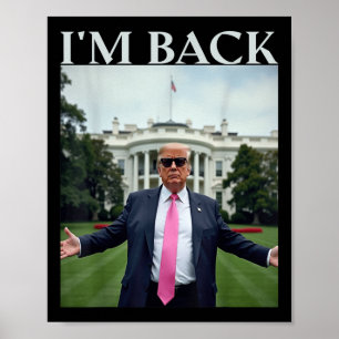 Trump Shirt 2025 För manar Women Kids Poster