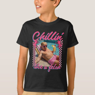Trump Shirt Funny Chillin som en Felon Trump 2024 T