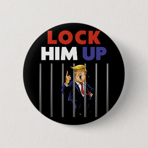 Trump Shirt - Lås upp honom - Kanttrupp Knapp