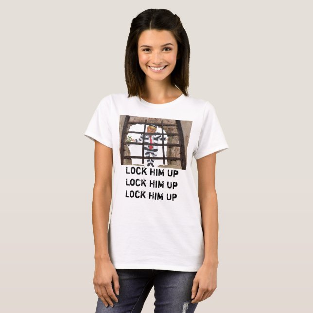 Trump Shirt Lock Him Up T (Hel framsida)