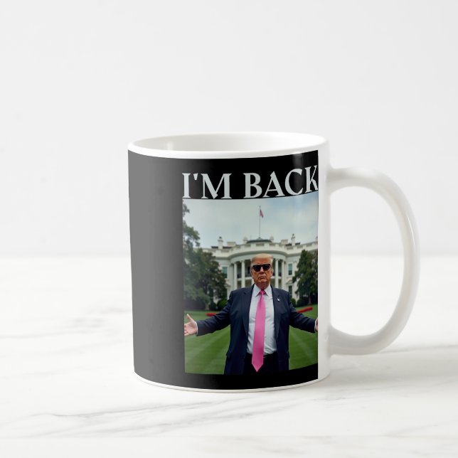 Trump Shirts För manar 2025 Kaffemugg (Höger)