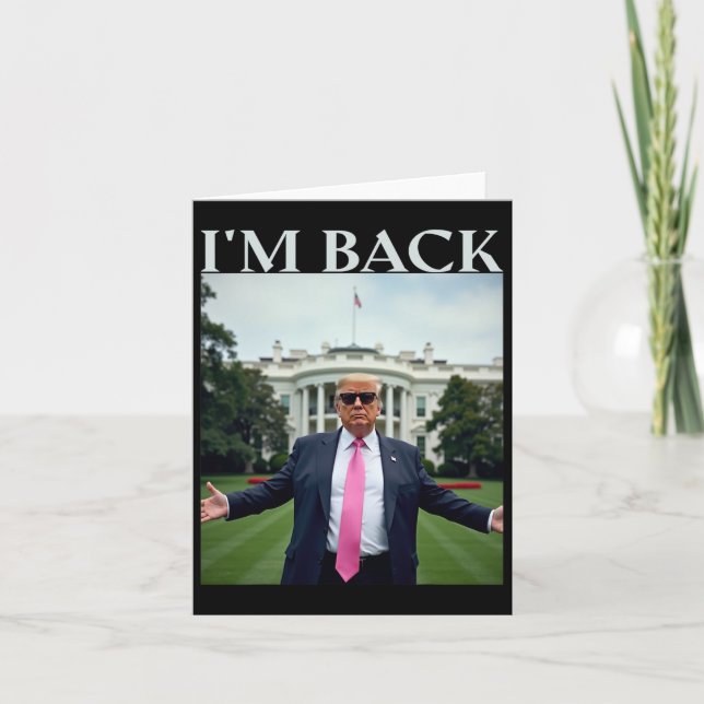 Trump Shirts För manar 2025 Kort (Framsida)