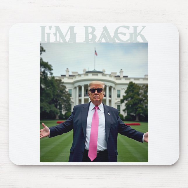 Trump Shirts För manar 2025 Musmatta (Framsidan)