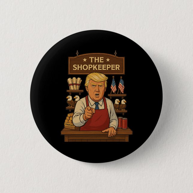 Trump Shopkeeper Knapp (Framsida)