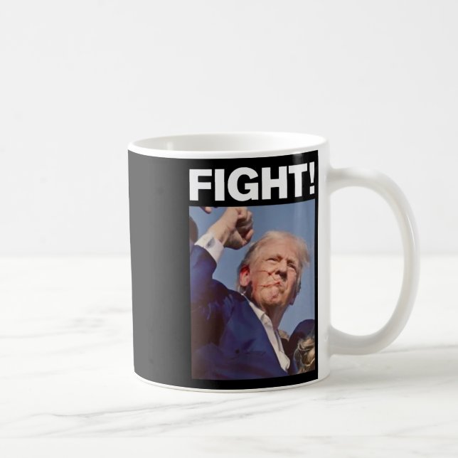 Trump Shot 2024 Kaffemugg (Höger)