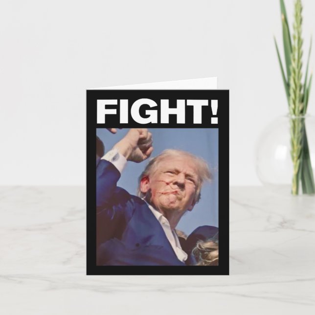 Trump Shot 2024 Kort (Framsida)