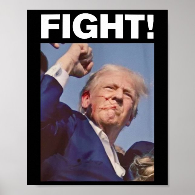 Trump Shot 2024 Poster (Framsidan)