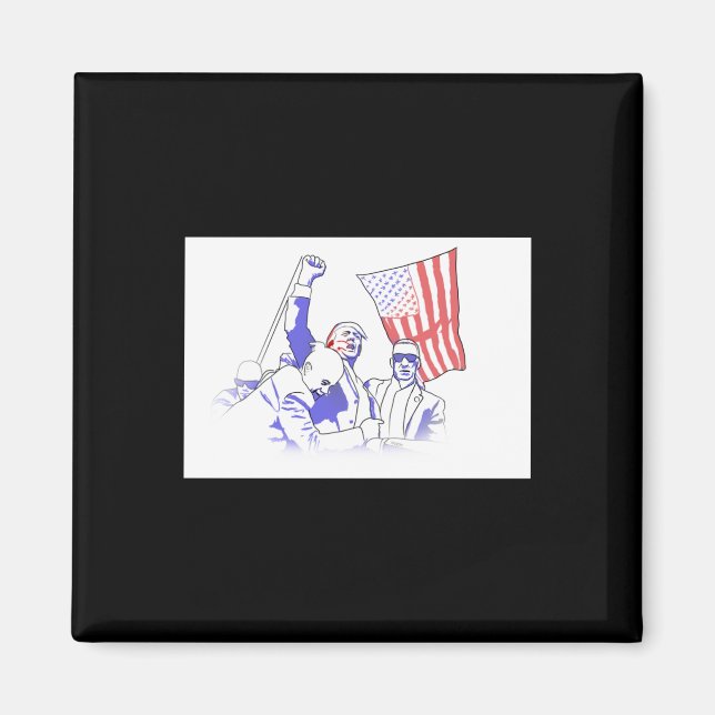 Trump Shot at 2024 Magnet (Framsidan)