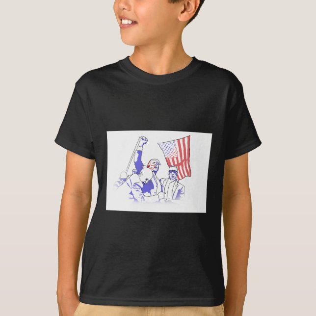 Trump Shot at 2024 T Shirt (Framsida)