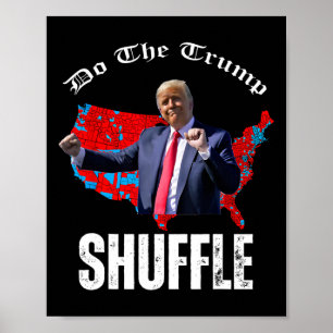 Trump Shuffle Trump Elaine Dance Gif Trump Dan Poster