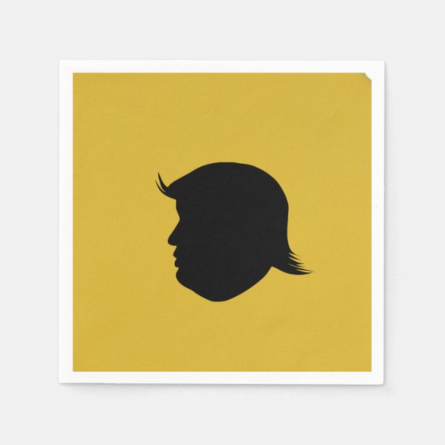 TRUMP SILHOUETTE COCKTAIL NAPKINS PAPPERSSERVETT (Framsidan)