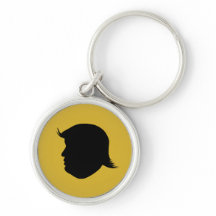 TRUMP SILHOUETTE KEYCHAIN