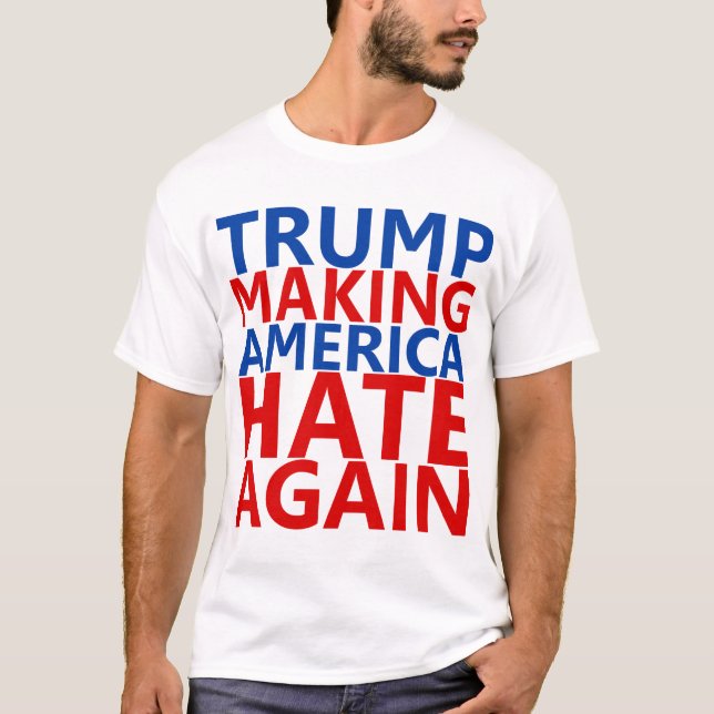 Trump Skapar Amerika Hate igen Tröja (Framsida)