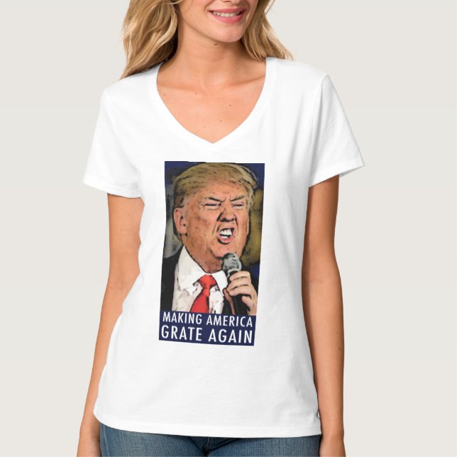Trump: Skapar Amerika igen T-shirt (Framsida)
