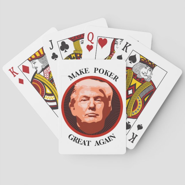 Trump Skapar det Underbart igen Casinokort (Baksidan)